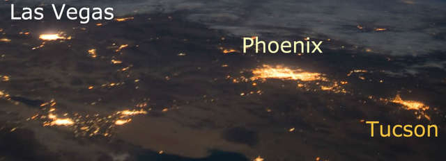 Las Vegas from Space