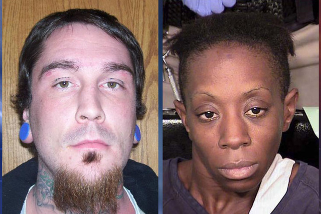 Cody David Winters, left, and Natasha Jackson were the assailants in the home invasions on July 29, 2014. Winters was shot to death at the scene. Jackson has been charged in the case. (Courtesy)