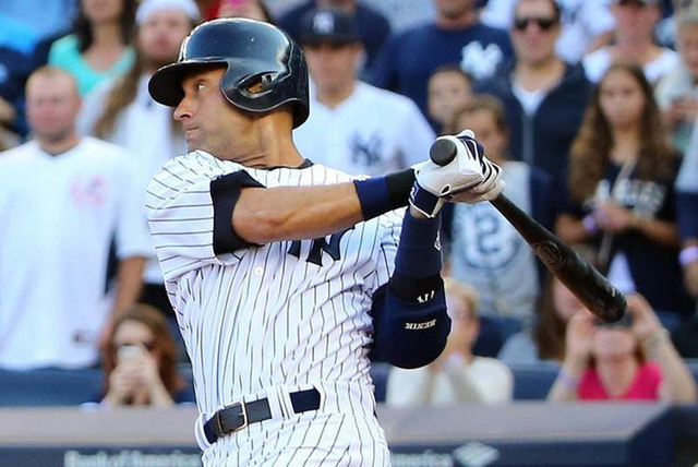 derek jeter louisville slugger bat
