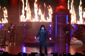 Paul Shortino sings The Doors "Light My Fire" during "Raiding the Rock Vault" at LVH. The show features many classic rock 'n' roll songs.