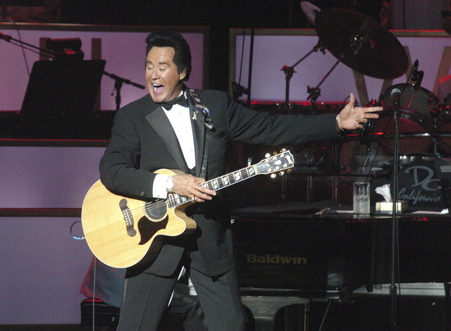 Photo courtesy of Las Vegas News Bureau
Wayne Newton performs at the Flamingo Hotel.