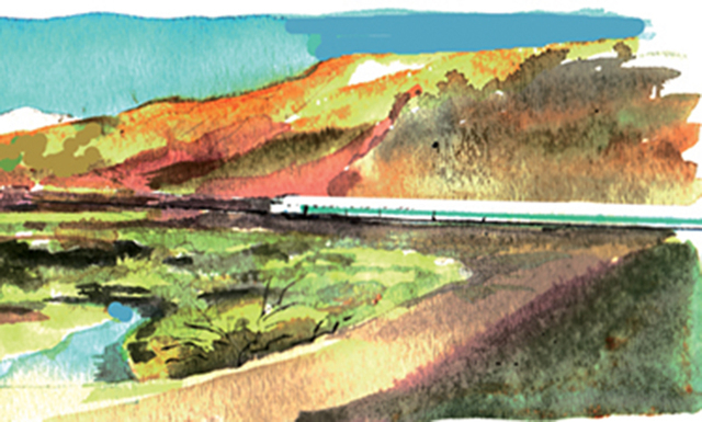 The Verde Canyon Railroad's four-hour scenic excursion runs through wilderness area near Sedona, Ariz. (MIKE MILLER/SPECIAL TO THE LAS VEGAS REVIEW-JOURNAL)