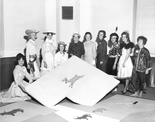 NCC-0158: January 4, 1964 Centennial Birthday TV Broadcast. (Courtesy Nevada State Library and Archives)