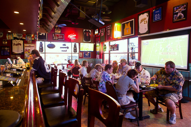 The interior of Juan's Flaming Fajitas and Cantina, located at 9640 W. Tropicana Ave. is photographed Saturday, Sept. 27, 2014. (Samantha Clemens-Kerbs/Las Vegas Review-Journal)