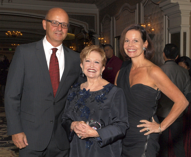 John Mangan, Nancy Houssels and Beth Barbre (Marian Umhoefer/Las Vegas Review-Journal)