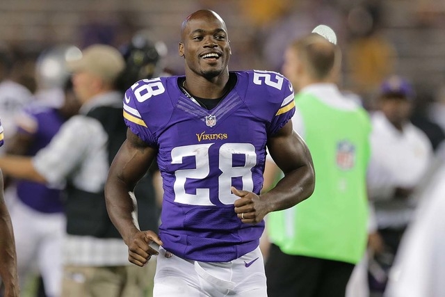 minnesota vikings 28 peterson