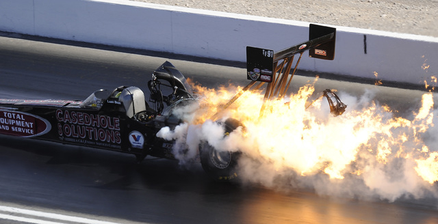 Force closes gap on Hagan in race for Funny Car title | Las Vegas Review-Journal Force closes gap on Hagan in race for Funny Car title | Las Vegas Review-Journal