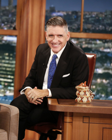 In this Dec. 15, 2014 photo released by CBS, host Craig Ferguson appears on the set of "The Late Late Show with Craig Ferguson," in Los Angeles. Ferguson's final show will be on Friday.  ...