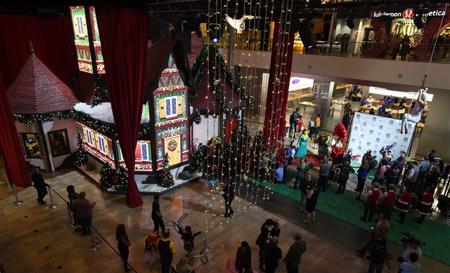 LAS VEGAS, NV - NOVEMBER 13: A general view of the 2,000-square-foot Adventure to Santa experience at the Fashion Show mall is shown on November 13, 2014 in Las Vegas, Nevada. To make a reservati ...