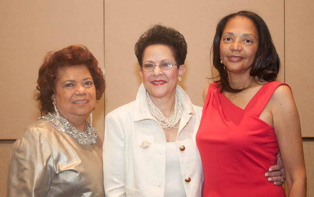Marian Burns, from left, Kathleen Turner Knight and Christine Clark (Courtesy Danny Titus)