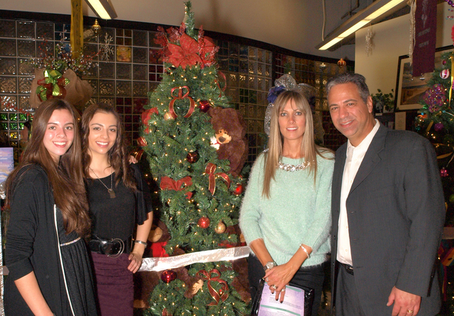 The Corey family, from left, Maddie, Samantha, Lana and James (Marian Umhoefer/Las Vegas Review-Journal)