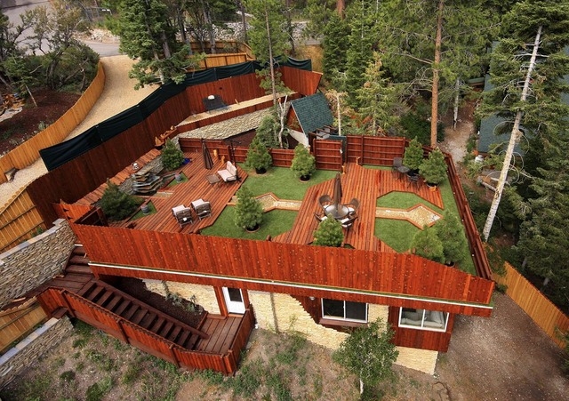 Courtesy photo 
Realtor and craftsman Garry Tomashowski buil tthis unique 1,500-square-foot rooftop on an 800-square-foot Mount Charleston cabin. It sold last year for about $300,000.