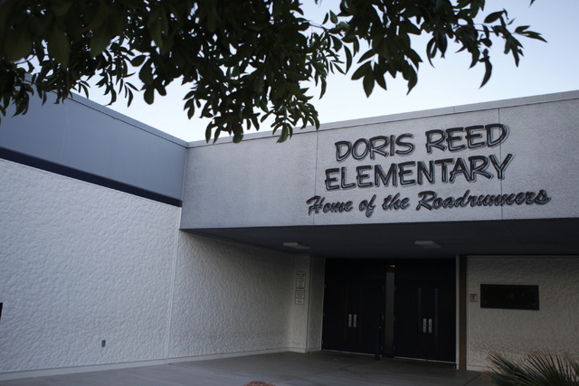 Reed Elementary School in North Las Vegas is seen on Sunday, Sept. 21, 2014. (Sandy Lopez/View)