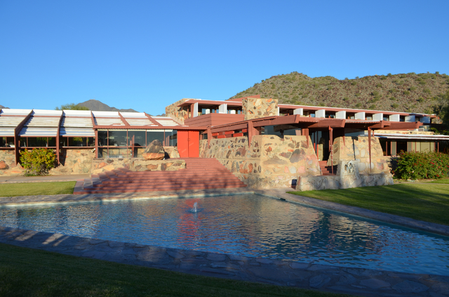 In 1937, at the age of 70, Frank Lloyd Wright and his apprentices began work on Taliesin West, his personal winter home, studio and architectural campus in the foothills of the McDowell Mountains  ...