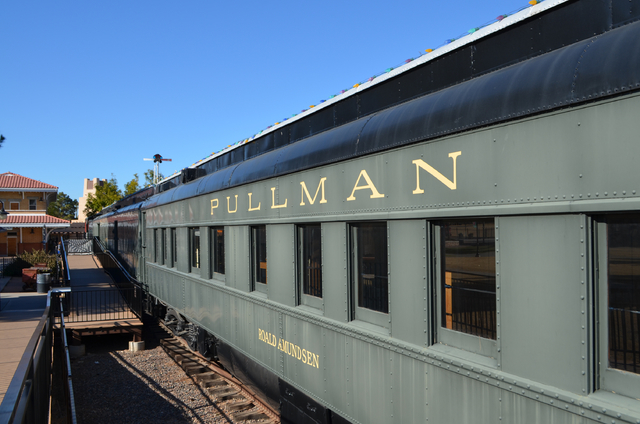 A luxury Pullman car on display at the Scottsdale McCormick-Stillman Railroad Park in Arizona was used by former presidents Hoover, Roosevelt, Truman and Eisenhower. (Ginger Meurer/Las Vegas Revie ...