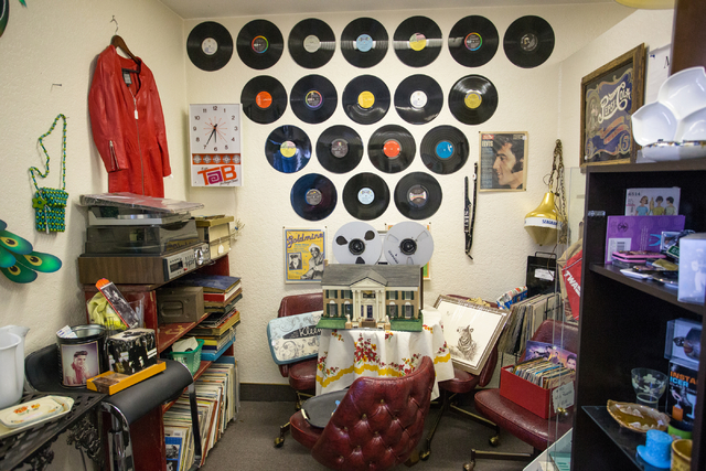 Music memorabilia and other items are displayed at Not Just Antiques. (Donavon Lockett/View)