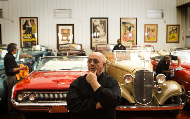 Mike Pratt, director of transportation at the Rogers' Classic Car Museum, 1480 Gragson Avenue, contemplates on Tuesday, Feb. 3, 2015. (Jeff Scheid/Las Vegas Review-Journal)