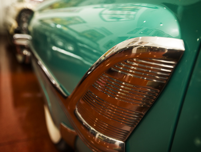 A 1955 Mercury Montclair Convertible is seen Tuesday, Feb. 3, 2015 at the Rogers' Classic Car Museum, 1480 Gragson Avenue. (Jeff Scheid/Las Vegas Review-Journal)