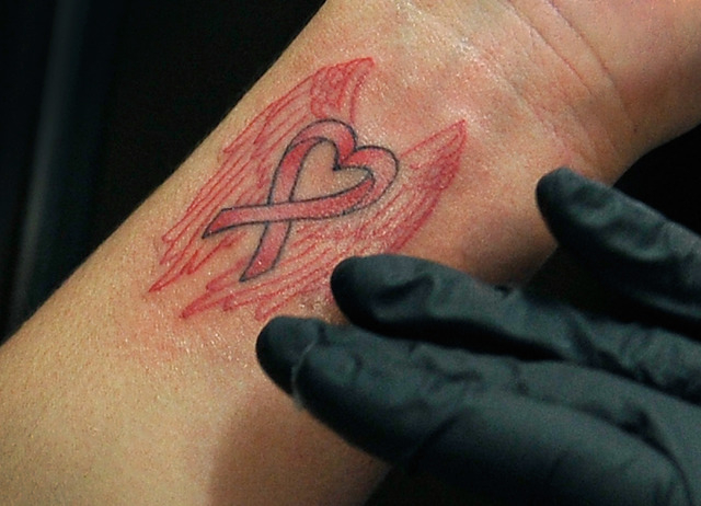 85 Beautiful Cancer Ribbon Tattoos And Their Meaning  AuthorityTattoo