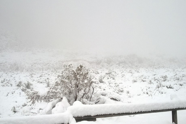 Las Vegas police resumed the search Monday for three hikers stranded by wintry weather at Red Rock Canyon National Conservation Area. (Courtesy Las Vegas Metropolitan Police Department)