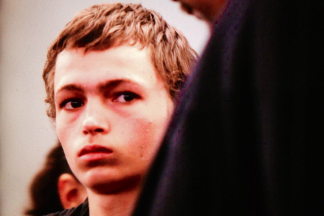 Erich Nowsch makes his first court appearance Monday, Feb. 23, 2015, in Las Vegas Justice Court at the Regional Justice Center. The 19-year-old is charged with murder in the shooting death of Tamm ...