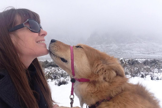 "Just me and my pup Piper enjoying the snow!" Courtesy (Brittany Hatfield Inouye/At the Scene)