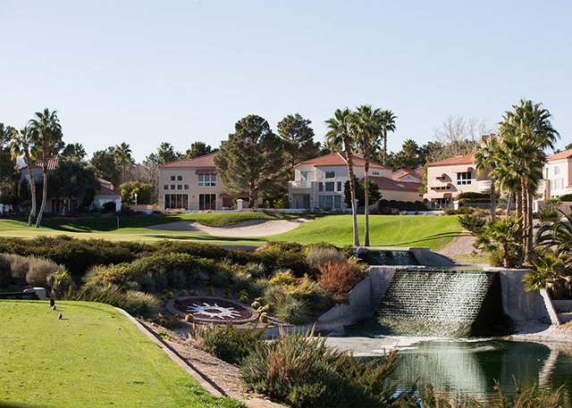 Spanish Trails has mature, lush grounds. (Elke Cote/Real Estate Millions)