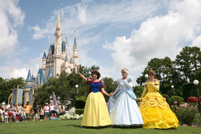 Snow White, Cinderella and Belle help make dreams come true for princesses of all ages at the Magic Kingdom theme park in Lake Buena Vista, Fla. Guests can meet their favorite Disney Princesses al ...