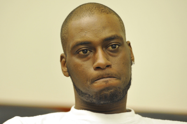 Roderick Arrington, Sr., talks about the beating death of his 7-year-old son, Roderick "RJ" Arrington, during an interview at the Las Vegas Review-Journal, Friday, Feb. 22, 2013. (Mark D ...