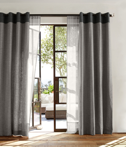 Beyond Window Dressing Las Vegas Review Journal - French Cafe Curtains Pottery Barn