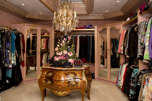 Tonya Harvey/Real Estate Millions 
If Elle Woods from the movie “Legally Blonde” grew up to become a prominent attorney and poker player, she would have this closet. Lined in pink damask fabri ...