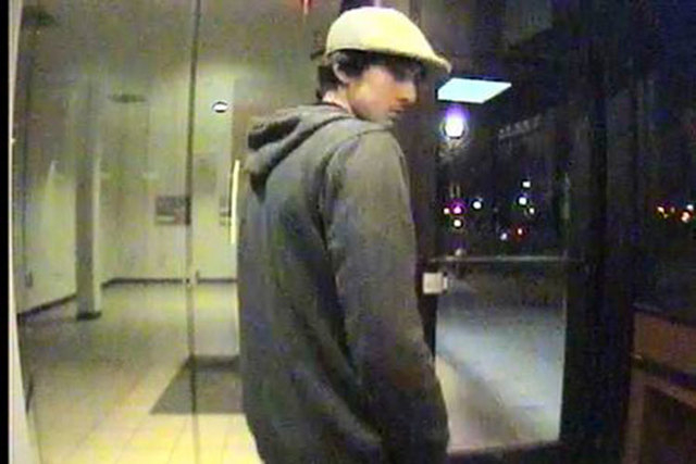 A still image from surveillance video and entered as evidence shows Boston Marathon bombing suspect Dzhokhar Tsarnaev. (Reuters/U.S. Attorney's Office/Handout)