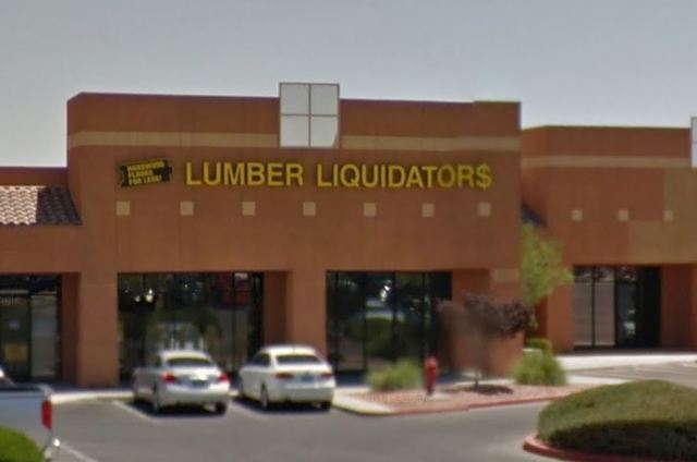 Lumber Liquidators has 352 stores in the U.S. and Canada, including one in Las Vegas and one in Henderson. (Screengrab, Google Maps)