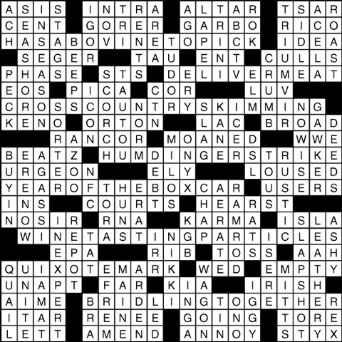 Crossword April 26, Puzzles