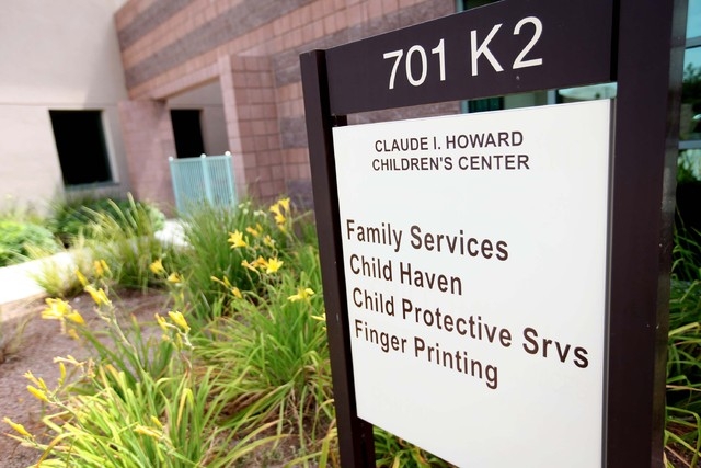 The sign at the entrance to the Child Haven campus is seen in this file photo. (Jessica Ebelhar/Las Vegas Review-Journal File)
