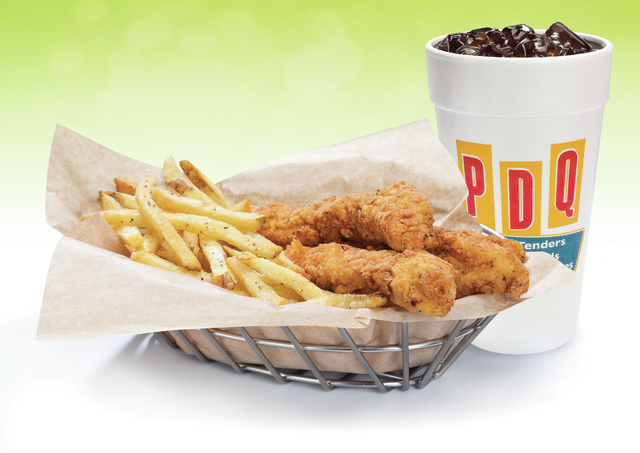 Three-piece fresh tenders meal at PDQ. (courtesy)