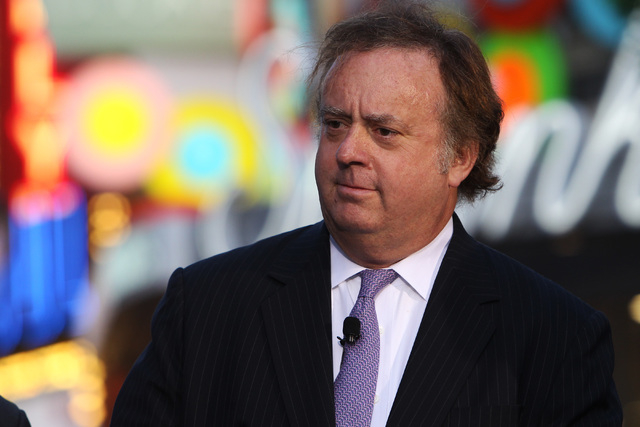 Caesars Entertainment CEO Gary Loveman speaks during an event marking the one year anniversary of the High Roller at The Linq Tuesday, March 31, 2015. (Sam Morris/Las Vegas Review-Journal) Follow ...
