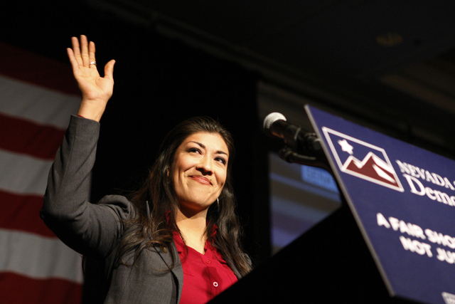 Former Assemblywoman Lucy Flores on Wednesday announced she’s running for Congress, seeking a seat in Nevada’s 4th Congressional District. (Erik Verduzco/Las Vegas Review-Journal File)
