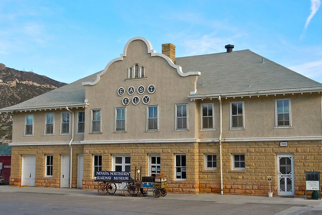 The Nevada Northern Railway, with its brick and stone 1907 depot, is one of the best-preserved vintage railroad facilities in the country. (Las Vegas Review-Journal file)