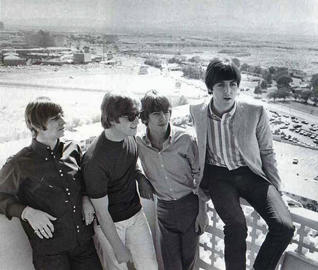 Members of the band The Beatles are shown in this handout photograph for the 1960s. (Courtesy handout photo)