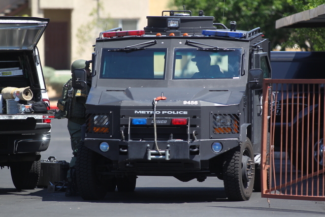 A Metro SWAT unit was called to a west valley apartment complex where officers are trying to get a person to come out of a unit following a domestic disturbance call, according to Las Vegas police ...