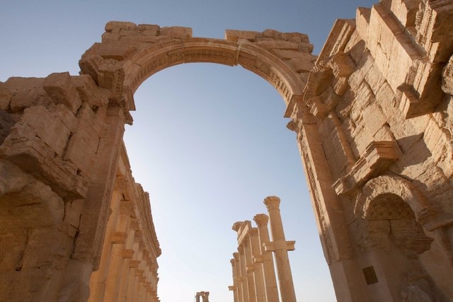 Ruins are pictured in the historical city of Palmyra, May 13, 2010. Islamic State fighters in Syria have entered the ancient ruins of Palmyra after taking complete control of the central city, but ...