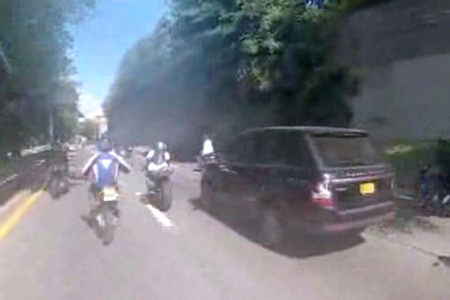 The couple attacked by a swarm of bikers in New York City in September 2013 took to the stand this week with emotional testimony against two men charged in the incident. (Screengrab/Inside Edition ...