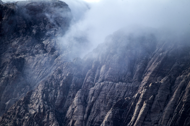 Clouds as seen Thursday, Oct. 10,2012 near Spring Mountain Ranch west of Las Vegas.  (Jeff Scheid/Las Vegas Review-Journal)
