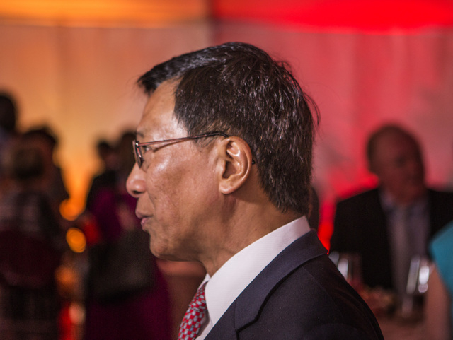 K.T. Lim, chairman, CEO of Genting Group, during the groundbreaking of the $4 billion Resorts World Las Vegas resort property, the site of the former Stardust hotel-casino on Tuesday, May 5, 201 ...