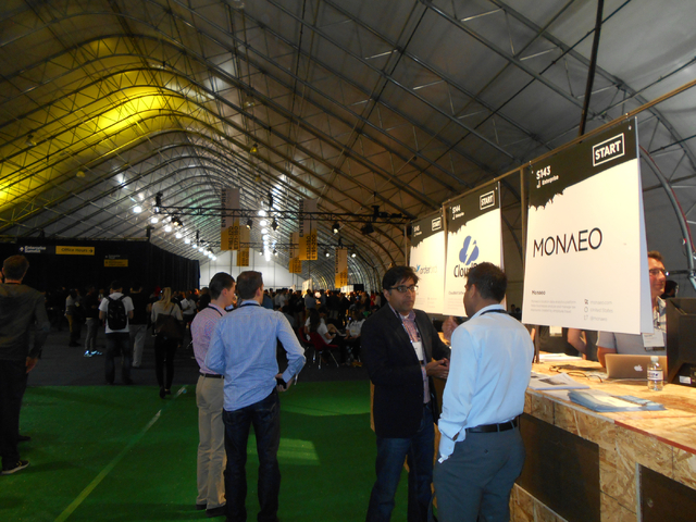 Some of the 8,000 participants schmooze at Collision Conference at World Market Center on Tuesday, May 5, 2015. The conference was held to allow startup companies to make pitches to investors. (Al ...