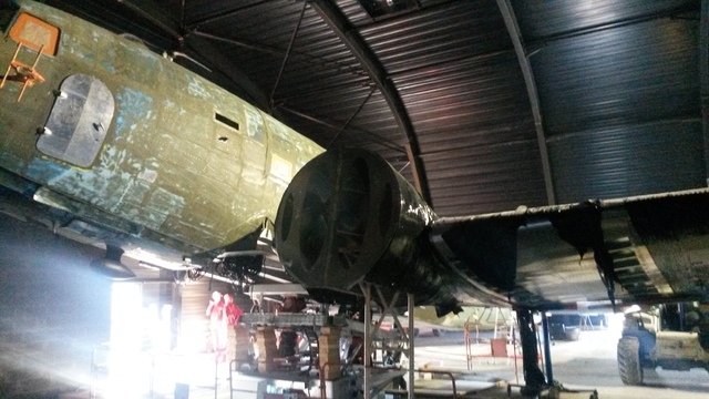 The famous C-47 transport aircraft nicknamed the "Stoy Hora" (civilian designation DC-3) is shown as it is being restored. The Stoy Hora (tail no. 292717) was the transport flown by the commander  ...