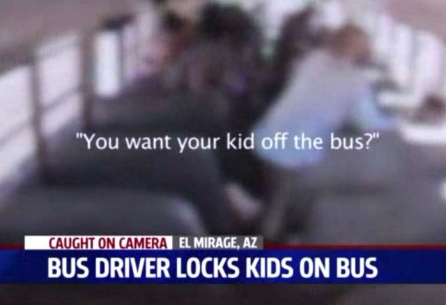 It was a typical, noisy bus ride home, packed with about 35 kids, after a long day at Dysart Elementary. (Screengrab, WTIC)