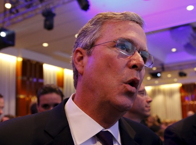 Former Florida Governor and potential Republican presidential candidate Jeb Bush arrives to addresses the Christian Democratic Union (CDU) party economic council in Berlin , Germany June 9, 2015.  ...