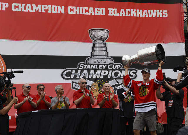 Chicago celebrates Blackhawks' Stanley Cup victory